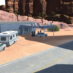 Game development scene